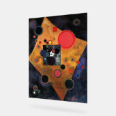 Kandinsky - Akzent auf Rosa, Acrylschild (Winkel)