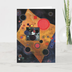 Kandinsky - Akzent auf Rosa, Feiertagskarte