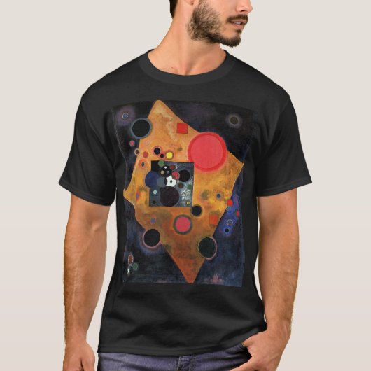 Kandinsky - Akzent auf Rosa, T-Shirt (Vorderseite)