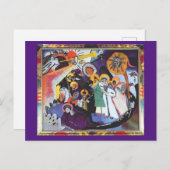 Kandinsky, Allerheiligen, Kunst der Schönen Künste Postkarte (Vorne/Hinten)