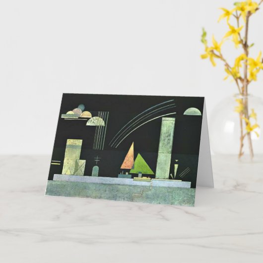 Kandinsky - an der Erholung Karte (Gelbe Blume)