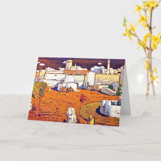 Kandinsky - Arabische Stadt Karte (Gelbe Blume)