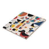 Kandinsky art & Dog lover / Fliese (Seite)