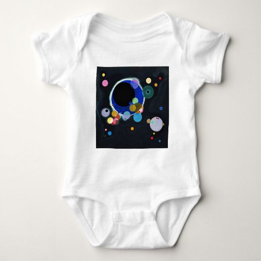 Kandinsky Artwork Baby Strampler (Vorderseite)