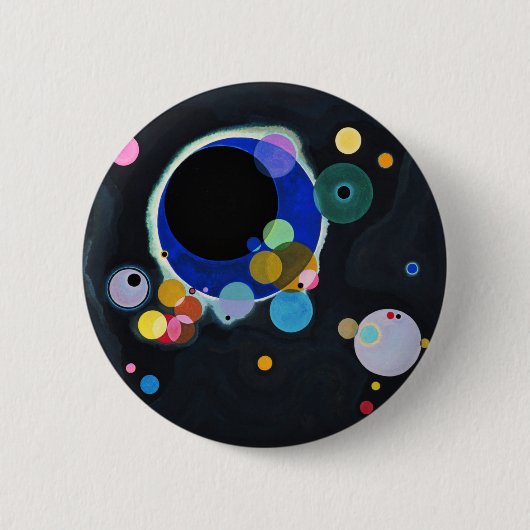 Kandinsky Artwork Button (Vorderseite)
