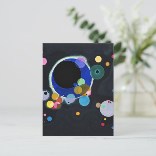 Kandinsky Artwork Postkarte (Stehend Vorderseite)