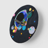Kandinsky Artwork Runde Wanduhr (Winkel)