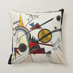 Kandinsky - Auf dem Schwarzen Platz Kissen