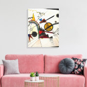 Kandinsky - Auf dem Schwarzen Platz Leinwanddruck (Insitu (Wohnzimmer))