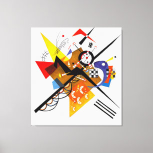 KANDINSKY - AUF WEISS II - 1923 - Bauhaus Leinwanddruck