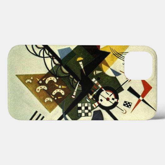 Kandinsky auf Weiß II Case-Mate iPhone Hülle (Rückseite (Horizontal))