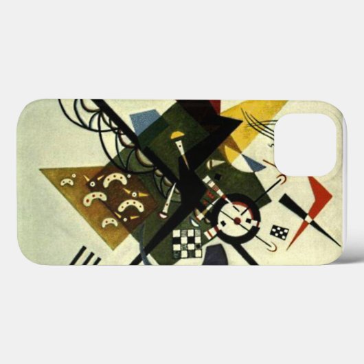 Kandinsky auf Weiß II Case-Mate iPhone Hülle (Rückseite (Horizontal))
