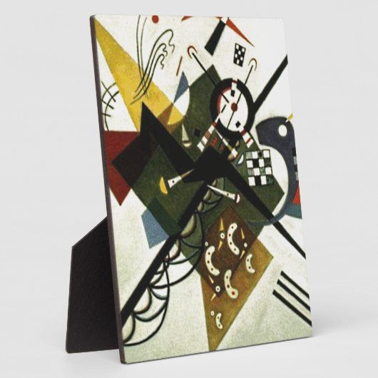 Kandinsky auf Weiß II Fotoplatte (Seite)