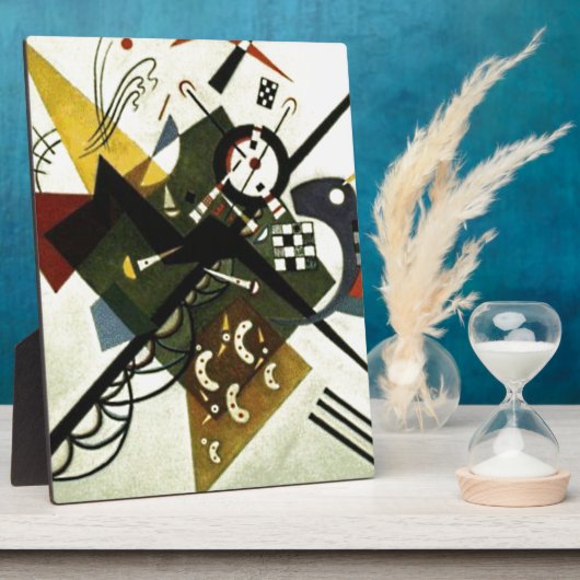 Kandinsky auf Weiß II Fotoplatte (Seite)