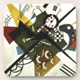 Kandinsky auf Weiß II Getränkeuntersetzer