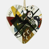Kandinsky auf Weiß II Keramik Ornament (Rechts)