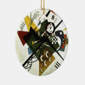 Kandinsky auf Weiß II Keramik Ornament (Rechts)