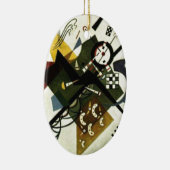 Kandinsky auf Weiß II Keramikornament (Rechts)