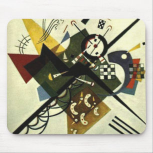 Kandinsky auf Weiß II Mousepad