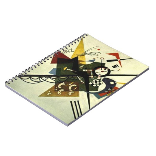 Kandinsky auf Weiß II Notizblock (Linke Seite)