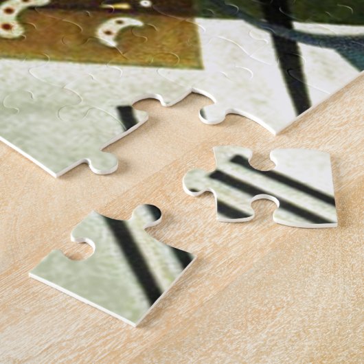 Kandinsky auf Weiß II Puzzle (Seite)