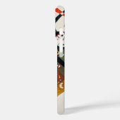 Kandinsky auf zwei Abstrakten weißen Gemälden Case-Mate iPhone Hülle (Rückseite / Links)