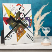 Kandinsky auf zwei Abstrakten weißen Gemälden Fotoplatte (Seite)