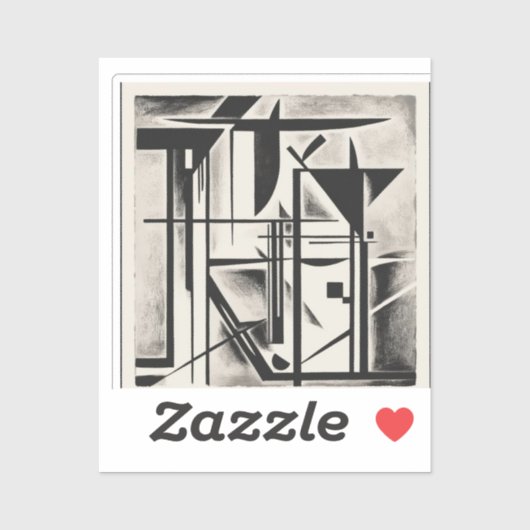 Kandinsky Aufkleber (Blatt)