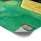 Kandinsky - Aufwärts, beliebtes abstraktes Gemälde Poster (Ecke)