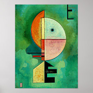 Kandinsky - Aufwärts, beliebtes abstraktes Gemälde Poster