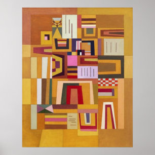 Kandinsky Ausgleichs-Rosen-Plakat Poster