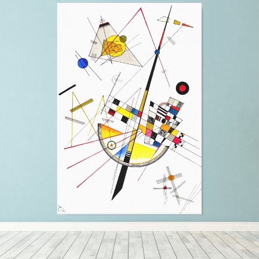 KANDINSKY - AUSSPRACHE - 1923 - Bauhaus - Leinwanddruck (Insitu (Holzboden))