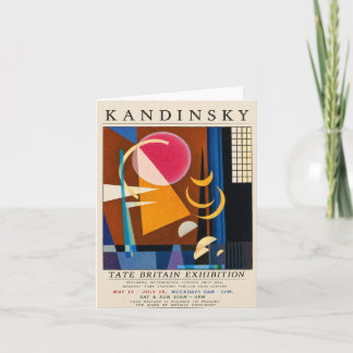 Kandinsky-Ausstellungsplakat | Abstrakt Geometrisc Karte
