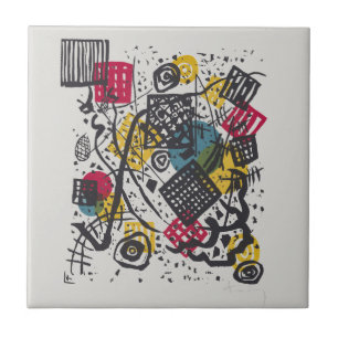 Kandinsky Bauhaus Abstrakte Geometrische Farbige K Fliese