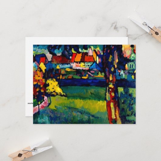 Kandinsky - Baum des Lebens Karte (Vorderseite/Rückseite Beispiel)