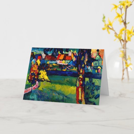 Kandinsky - Baum des Lebens Karte (Gelbe Blume)