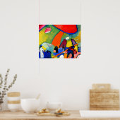 Kandinsky - Beach Scene Poster (Küche)