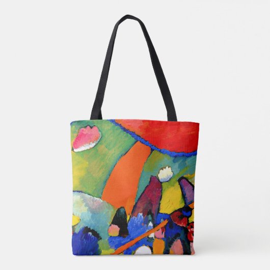 Kandinsky - Beach Scene Tasche (Rückseite)