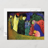 Kandinsky - Begegnung Postkarte (Vorne/Hinten)