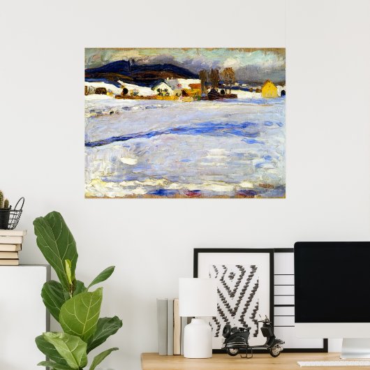 Kandinsky - Bei Starnberg Poster (Heimbüro)