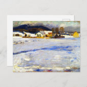 Kandinsky - Bei Starnberg Postkarte (Vorne/Hinten)