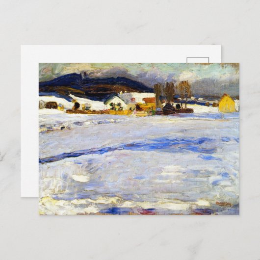 Kandinsky - Bei Starnberg Postkarte (Vorne/Hinten)