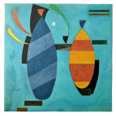Kandinsky - Beide Streifen Fliese (Vorderseite)