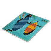 Kandinsky - Beide Streifen Fliese (Seite)