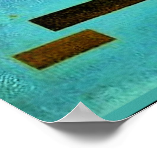 Kandinsky - Beide Streifen Poster (Ecke)