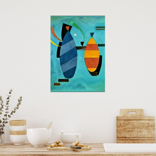 Kandinsky - Beide Streifen Poster (Küche)