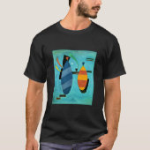Kandinsky - Beide Streifen T-Shirt (Vorderseite)