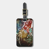 Kandinsky-Bewegung I Abstrakte Malerei Gepäckanhänger (Vorderseite vertikal)