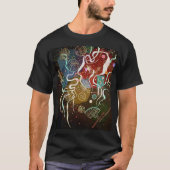Kandinsky-Bewegung I Abstrakte Malerei T-Shirt (Vorderseite)