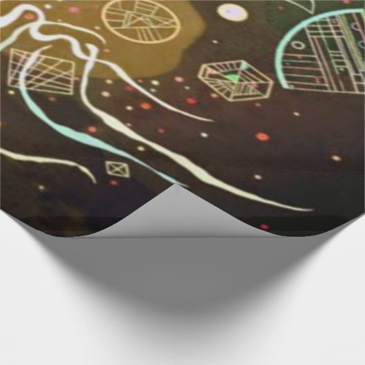 Kandinsky-Bewegung I - Abstraktes Kunstwerk Geschenkpapier (Ecke)